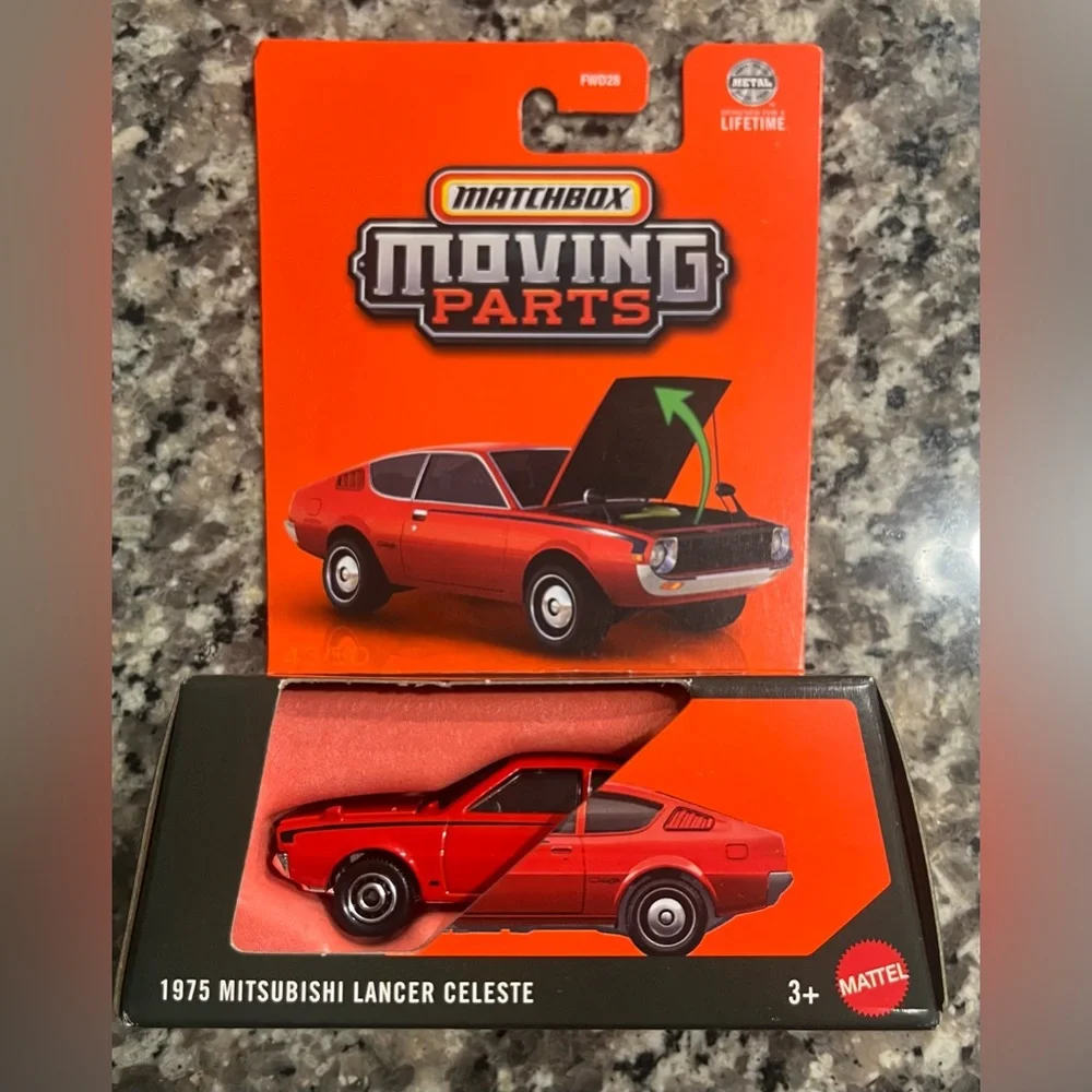 2025 Matchbox Moving Parts 1975 MITSUBISHI LANCER CELESTE Red